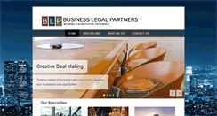 Desktop Screenshot of bizlegalpartners.com